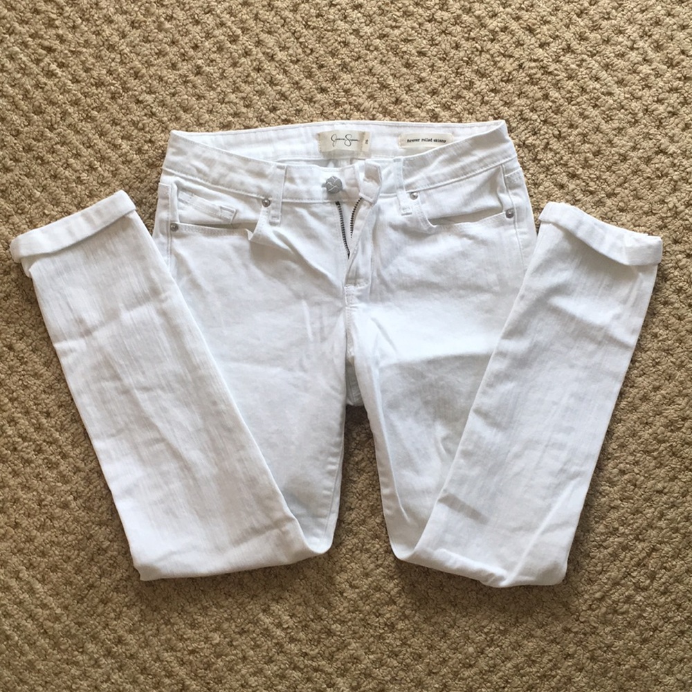 Jessica Simpson White Denim Size 26